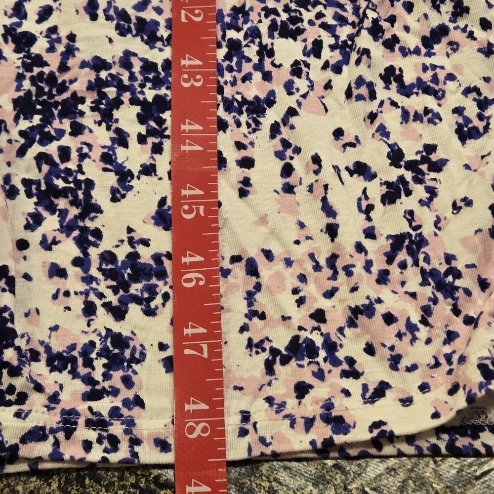 Alfani Maxi Dress Loungewear Sleeveless Pink Purple White Mottled Spots Women L - Picture 15 of 15